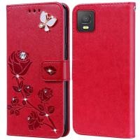 ราคา เคสโทรศัพท์มือถือหนัง ซิลิโคน พิมพ์ลายดอกกุหลาบ ลายนูน สําหรับ TCL 403 (21889260283)