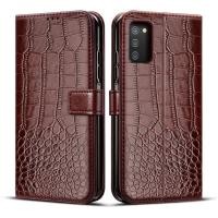 ราคา เคสโทรศัพท์หนัง ฝาพับแม่เหล็ก พร้อมช่องใส่บัตร ขาตั้งวาง สําหรับ Samsung Galaxy A03s A03s A03s SM A037M A03s (15966948939)