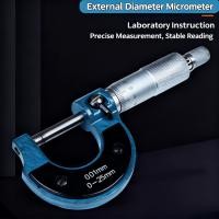 ราคา ไมโครมิเตอร์วัด 0 25 มม ไมโครมิเตอร์วัดเส้นผ่านศูนย์กลางภายนอกความแม่นยําสูง (48801038648)