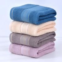 ราคา ผ้าขนหนูซับน้ำอย่างดี cotton towel 70 140 ผ้าเช็ดตัวใหญ่ towel ผ้าเช็ดตัวผ้าคอตตอน 100 มี3สีข (24356218266)