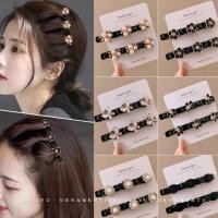 ราคา กิ๊บติดผม แบบถัก สองชั้น ประดับมุก แฟชั่นเกาหลี (24361406083)