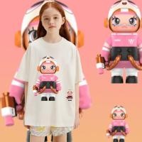 ราคา unisex ใหม่ เสื้อยืดมอลลี่ Popmart MEGA SPACE MOLLY MOLLY08 Children s T shirt Cotton 100 (27807148867)