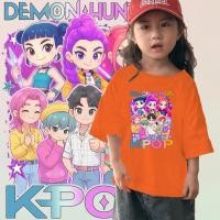 ราคา เด็ก Kpop Demon Hunters Baju Kpop Hunters เสื้อยืดเด็กลาย RumiHunters 100 150 (40612405345)
