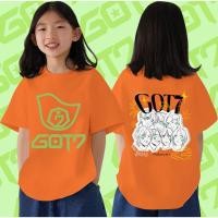 ราคา GOT7 kids t shirt เสื้อยืดผ้าฝ้าย 8 สีสำหรับเด็ก GOT7 IGOT7 เด็กใหม่ KIDS T SHIRT (28684219826)