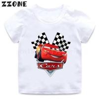 ราคา เสื้อยืดเด็ก Funny Kids T Shirts Car Pixar Lightning McQueen เสื้อยืดเด็ก (27067702225)