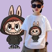 ราคา 8 สี ขายร้อน ใหม่ เสื้อยืดเด็ก ลาบูบู้ Labubu Pop Mart Children s T shirt เด็กสามารถสวมใส่ได้ (26051633521)