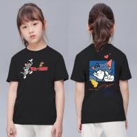 ราคา HOT 2024 Double Printed T shirt for kids girls and boys unisex Tom and Jerry Printed T shirt cotton 100 150 (25732960637)