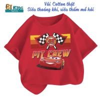 ราคา เสื้อยืดน่ารัก Mcqueen car pattern เสื้อยืดเด็กพิมพ์ kids boy t shirt 100 150cm (28267702313)