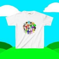 ราคา เสื้อยืดเด็ก เสื้อยืดเด็กลายการ์ตูนสีสันสดใสจาก Sprunki เสื้อยืดเด็กแขนสั้น 100cm 150cm (26373467646)