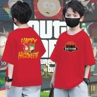 ราคา 2025 สไตล์ใหม่ เด็ก South park Halloween Kids T shirt ชุดฮาโลวีนสำหรับเด็ก สะดวกสบายและระบายอากาศ100 150 (40917792755)