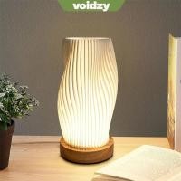 ราคา VOIDZY ไฟกลางคืน LED หรี่แสงได้ โคมไฟหัวเตียงและตั้งโต๊ะ ออกแบบมาอย่างสวยงามพร้อมฐานไม้ ใช้งานง่ายด้วยปลั๊ก USB (49501132978)
