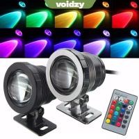 ราคา ไฟน้ําพุ VOIDZY สปอร์ตไลท์สระว่ายน้ํา 10W กันน้ํา DC12V เปลี่ยนสีบรรยากาศแสง LED Spotlight สระว่ายน้ํา (44272071634)