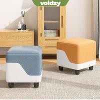 ราคา VOIDZY สตูลขนาดเล็ก ผ้าทางเทคนิคไม้ Nordic สตูล ที่มีประโยชน์ Breathable มัลติฟังก์ชั่นที่มีสีสันรองเท้าเปลี่ยนสตูลห้องนั่งเล่น (51400807196)