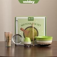 ราคา VOIDZY ชุดน้ําชามัทฉะญี่ปุ่น เครื่องมือชงชา ช้อนมัทฉะ แปรงมัทฉะ ชามแข่งขันแบบใช้ซ้ําได้ ไม้ไผ่ แท่งชาเซรามิก ที่ปัดชาเขียวสําหรับคนรักชา (47351133144)
