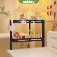 ราคา VOIDZY ชั้นวางเคาน์เตอร์ เหล็กคาร์บอน Multi Functional Layered ชั้นวางหนังสือ ชั้นเก็บของ 2 ชั้น Clamp On สูงโหลด Bearing ขาตั้งโต๊ะทํางาน (43624067351)