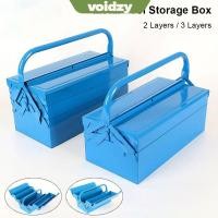 ราคา VOIDZY กล่องเครื่องมือโลหะ 1 ชิ้น กล่องเก็บเครื่องมือจับคู่มัลติฟังก์ชั่น การจําแนกง่ายแบบพกพา 2 3 ชั้นฮาร์ดแวร์สําหรับไขควงประแจสกรู (43571245502)