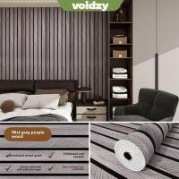 ราคา VOIDZY โฟมเพดาน กาวในตัว ขนาด 0 6x3m สติ๊กเกอร์ติดผนังลายไม้เชิงเส้น กันน้ํา (43425158921)