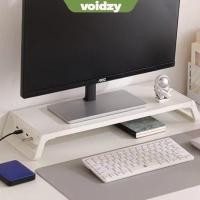 ราคา VOIDZY ขาตั้งจอคอมพิวเตอร์ทนทานเพิ่มความสูงจอภาพชั้นเก็บของตั้งโต๊ะ องค์กรเดสก์ท็อปหนาขาตั้งจอภาพ USB เชื่อมต่อบ้าน (42026333889)
