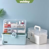 ราคา หน้าอกยา VOIDZY กล่องเก็บยาความจุขนาดใหญ่หลายชั้นการจําแนกพร้อมที่จับภาชนะปฐมพยาบาลอเนกประสงค์ (52500600808)