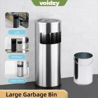 ราคา VOIDZY ถังขยะขนาดใหญ่ ถังขยะทรงกลมแบบยืน ถังขยะสแตนเลสทรงกระบอกสูงทนทานกลางแจ้งสําหรับการกําจัดขยะแบบแห้ง (57201127468)