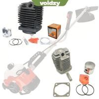 ราคา VOIDZY ชุดกระบอกเครื่องตัดหญ้า 40 6 สีดําสีขาว 411 กระบอกเครื่องตัดหญ้า คุณภาพสูงกระดาษ Pad ลูกกลิ้งเข็มพร้อมเครื่องประดับลูกสูบเครื่องตัดหญ้ากระบอกสําหรับ Makita 411 (26042923924)