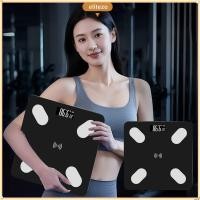 ราคา ผู้ลากมากดีzo เครื่องชั่งดิจิตอล เครื่องวัดสุขภาพ การเชื่อมต่อบลูทูธ เครื่องชั่งอิเล็กทรอนิกส์ เครื่องชั่งไขมันในร่างกายที่ใช้แบตเตอรี่ จอแอลซีดี (49350719719)