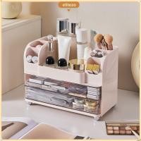 ราคา ELITEZO Desktop Organizer อเนกประสงค์พร้อมลิ้นชัก กล่องเก็บเครื่องสําอาง ชั้นวางแปรงแต่งหน้าความจุขนาดใหญ่หลายชั้น โต๊ะเครื่องแป้ง โต๊ะเครื่องแป้ง โต๊ะเครื่องแป้ง (42876120630)