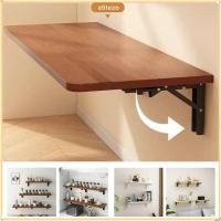 ราคา ผู้ลากมากดีzo ชั้นวางของติดผนัง ชั้นวางของพับได้ไม้ประหยัดพื้นที่ ชั้นเก็บของในครัวเรือนที่ใช้งานได้จริงสําหรับการรับประทานอาหารศึกษาโฮมออฟฟิศ (47200253700)