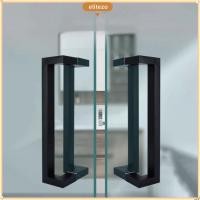 ราคา ผู้ลากมากดีzo มือจับประตูท่อสี่เหลี่ยมทั้งสองด้านที่จับความหนาความยาว 60 ซม สนิม การพิสูจน์ ทนต่อการสึกหรอมือจับประตูกระจกประตูไม้โลหะประตู (40576130511)