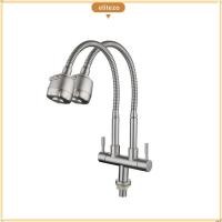 ราคา ผู้ลากมากดีzo ก๊อกอ่างล้างจานหัวคู่ 304 สแตนเลสมัลติฟังก์ชั่ก๊อกน้ําห้องครัว สร้างสรรค์สะดวก 360 หมุน2 ใน 1เสาติดตั้งประปาบ้านครัวใช้ (45000258619)