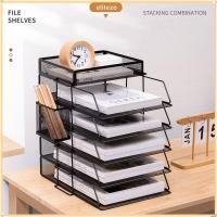 ราคา ผู้ลากมากดีzo ชั้นวางไฟล์ วางซ้อนกันได้ซุปเปอร์ความจุชั้นเก็บไฟล์ การจัดการเอกสารประหยัดพื้นที่ที่ถอดออกได้ ก4 ที่เก็บกระดาษสก์ท็อปจัดบ้ (28493357801)
