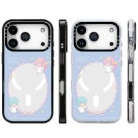 ราคา น่ารัก Little Twin Stars Dreamy กรอบรูปไร้สายชาร์จแม่เหล็กสําหรับ IPhone 11 12 13 15 16 17Pro Max กรณี 14 Plus 17AIR อะคริลิคใสปกแข็งกันกระแทกกล่อง (40375168884)