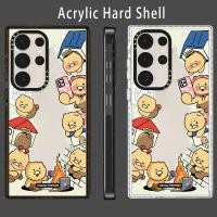 ราคา KAKAO FRIENDS CHOONSIK สําหรับ Galaxy S23 S24 S25 S23ULTRA S24ULTRA S25ULTRA ฝาครอบ S24Plus S25Plus S23Plus อะคริลิคปกแข็งกันกระแทกกล่อง (47251082777)