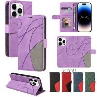 ราคา กระเป๋าสตางค์สําหรับ OPPO Reno 14F 14 13 12 11 10 Pro 13F 12F 11F 4G 5G หนังสองสี Splicing ผู้ชายผู้หญิงผู้ถือบัตรโทรศัพท์ปลอก (55950313851)