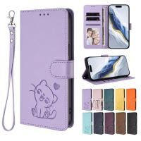 ราคา แมวน่ารักเคสโทรศัพท์สําหรับ OPPO Reno8 T Reno 8T 5G กรณี CPH2505 OPPO Reno8 T 4G กรณี CPH2481 OPPO Reno8 Pro Z Lite 5G 4G สายรัดข้อมือกระเป๋าสตางค์หนังพลิกฝาครอบ (29893466685)