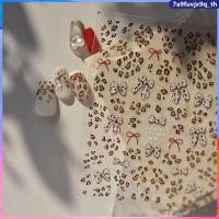 ราคา สติกเกอร์ติดเล็บลายเสือดาวสีชมพูสไตล์สาวฮอต โบว์ลายเสือดาวหวานๆ สไตล์เท่ๆ (43757999565)