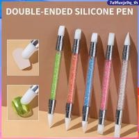 ราคา ปากกาซิลิโคน 5 สีสำหรับทำเล็บอเนกประสงค์ หัวคู่สำหรับทาแป้ง กระจกวิเศษ แท่งกดสำหรับแกะสลัก กาว ปรับระดับแบบไล่เฉดสี (43207868897)