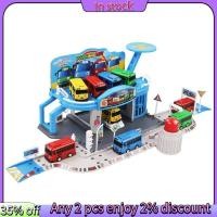 ราคา ในสต็อก การ์ตูน Tayo the Little Bus ชุดประกอบสถานีรถบัสที่จอดรถรถรันเวย์รุ่น 2 Mini Tayo Bus (29765159314)