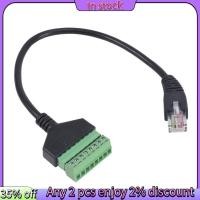 ราคา ในสต็อก rj45 สกรู Terminal Connector สาย RJ45 ชาย 8 Pin สายสําหรับ Cat5 6 7 Ethernet Extender AV กล้องวงจรปิด DVR (29303597504)