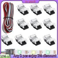 ราคา ในสต็อก 11 ชิ้น Tunable 3 Pin LED Strip Connectors 10 มม LED Strip Light Connector LED Strip Connector Terminal สําหรับ WS2811 (28465149556)