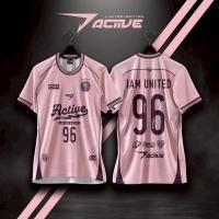 ราคา HOT NEW เสื้อกีฬาพิมพ์ลายสไตล์เรียบหรู แบรนด์ Active สีชมพู คอกลม K 02 (42222511638)
