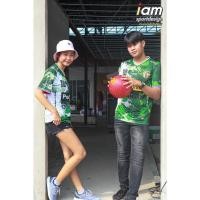 ราคา เสื้อกีฬา เสื้อบอล เสื้อออกกำลังกาย ผ้าเนื้อดี สกีนลาย ซับไทย (13110796493)