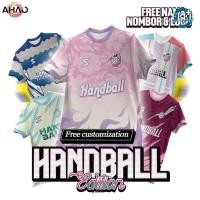 ราคา Free Custom ชื่อและหมายเลขHANDBALL วอลเลย์บอลระเหิด T เสื้อสําหรับผู้หญิงผู้ชาย HANDBALL VOLLEYBALL FULL SUBLIMITED TSHIRTS ฟรีปรับแต่งชื่อฟุตบอลเสื้อกีฬา (27690441737)