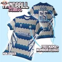 ราคา Free Custom ชื่อและหมายเลขHANDBALL วอลเลย์บอลระเหิด T เสื้อสําหรับผู้หญิงผู้ชาย HANDBALL VOLLEYBALL FULL SUBLIMITED TSHIRTS ฟรีปรับแต่งชื่อฟุตบอลเสื้อกีฬา (27390441701)