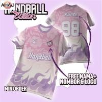 ราคา Free Custom ชื่อและหมายเลขHANDBALL วอลเลย์บอลระเหิด T เสื้อสําหรับผู้หญิงผู้ชาย HANDBALL VOLLEYBALL FULL SUBLIMITED TSHIRTS ฟรีปรับแต่งชื่อฟุตบอลเสื้อกีฬา (43514983840)