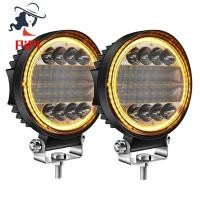 ราคา ไฟตัดหมอก LED 200W สีเหลืองอําพัน 4 นิ้ว 2 ชิ้น DBTH (21419617807)