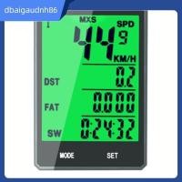 ราคา คอมพิวเตอร์จักรยานไร้선ขนาดใหญ่ หน้าจอLCD กันน้ำ วัดระยะทางและความเร็ว พร้อมฟังก์ชันจับเวลา (40614975607)