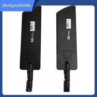 ราคา 2PCS 5G เสาอากาศ 5G 3G 4G GSM Full Band กาว Stick Omni ไร้สายสมาร์ทเมตร Router โมดูล Gain สีดํา SMA ชาย (53201292944)