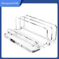 ราคา READY STOCK Laptop Holder Desk Acrylic with Adjustable Dock Vertical Laptop Stand Dual Desktop Notebook Stand เหมาะกับทั้งหมด (43814991220)