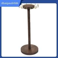 ราคา พร้อม คลังสินค้า ชั้นวางจอแสดงผลสร้อยคอไม้พร้อมตะขอ12ตะขอชั้นวางแสดงเครื่องประดับไม้กลมสร้อยคอจี้ชั้นเก็บต่างหู (27640617842)